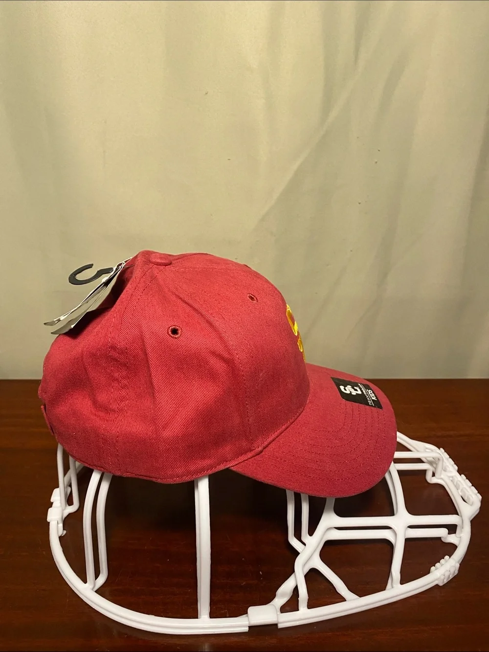 SC  Team Trojan  Kids 47 Brand Cardinal Red /Gold Strapback Cap O/S NWT
